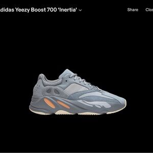 Adidas Yeezy Boost 700 in Gray and Orange